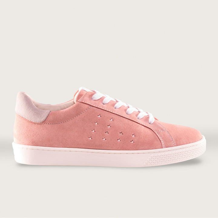 Lazo Halo Sneaker Tongue Graphic Morganite Pink/Milky Way White