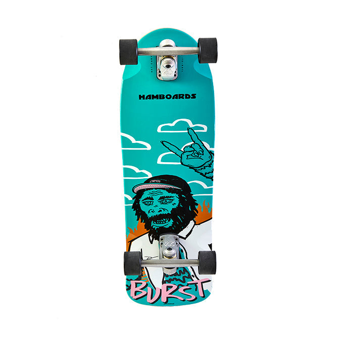 Hamboards Burst Surfskate- Squatch 32" - InstaSport