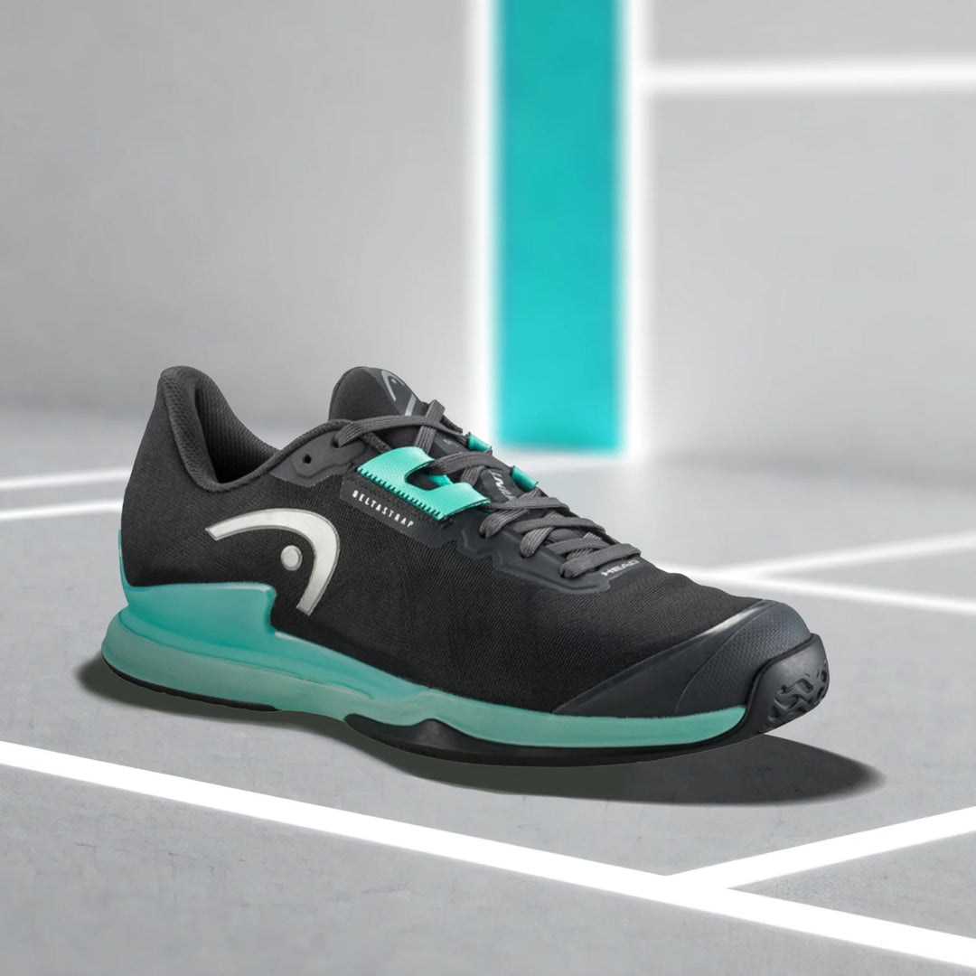 Head Sprint Pro 3.5 Tennis Shoes (Black/Teal)