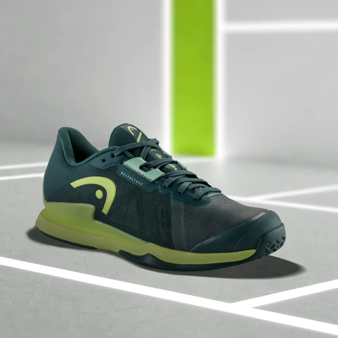 Head Sprint Pro 3.5 Tennis Shoes (Forest Green/Light Green)