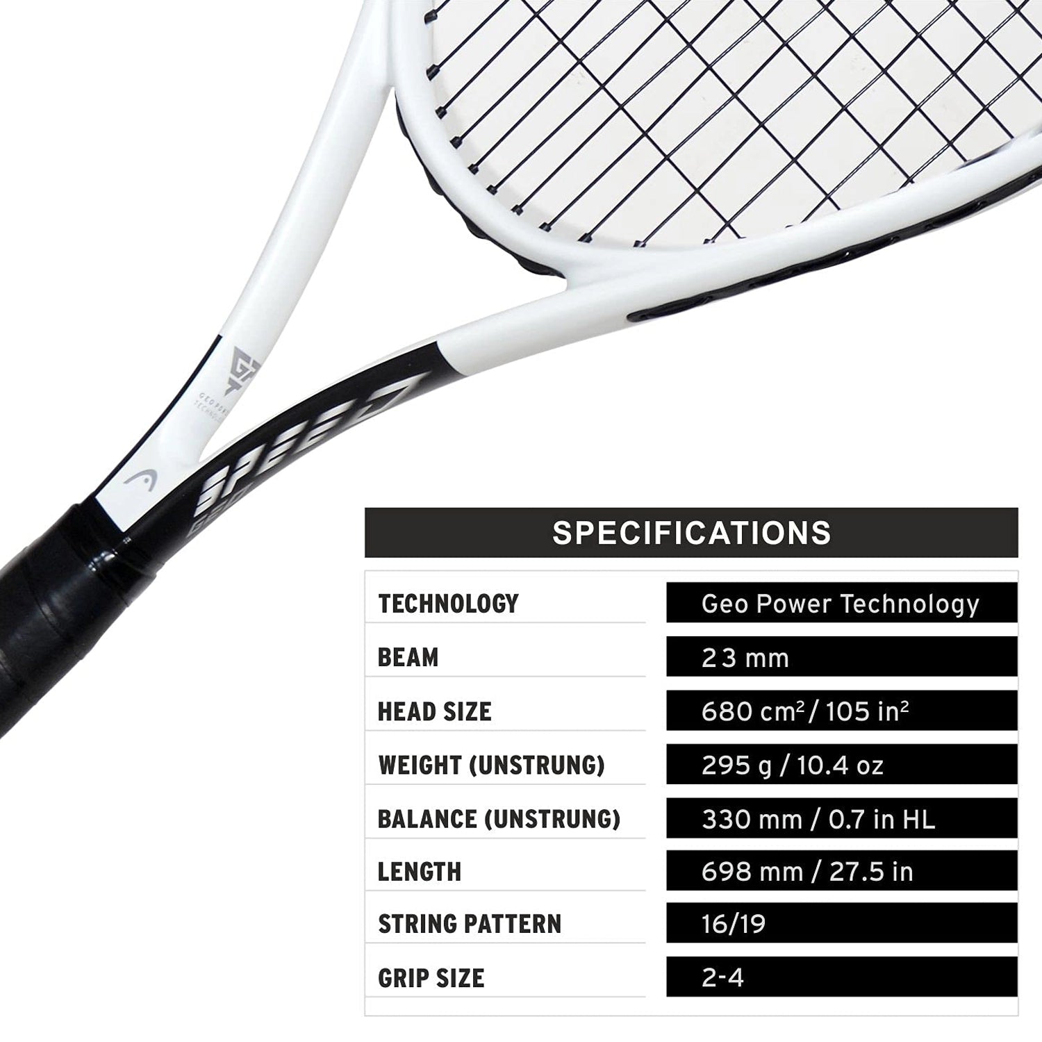 Head Geo Speed Tennis Racquet
