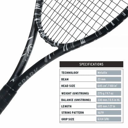 Head_MX_Spark_Suprm_2024_Tennis_Racquet_Stealth_Spec_Instasport