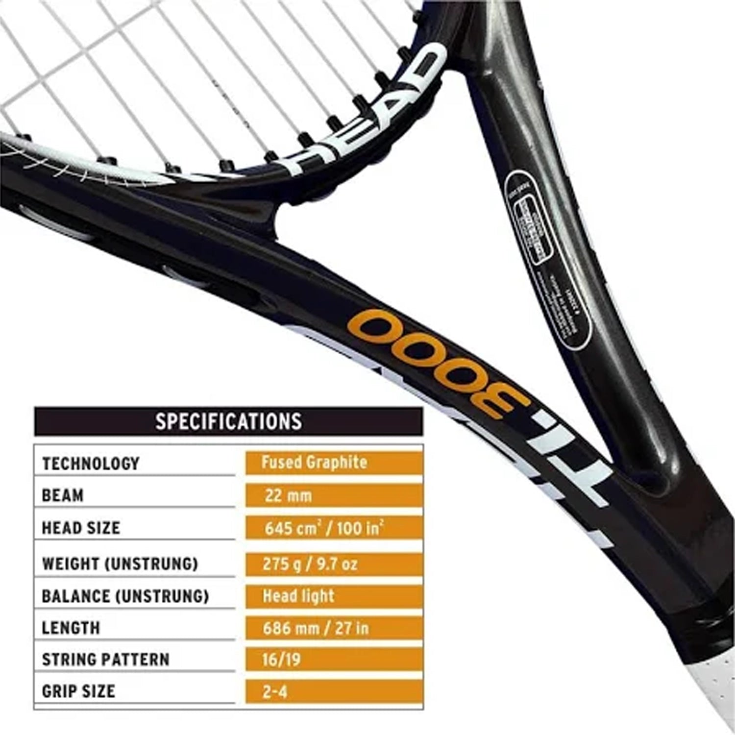 Head_Ti_3000_Tennis_Racquet_Spec_Instasport