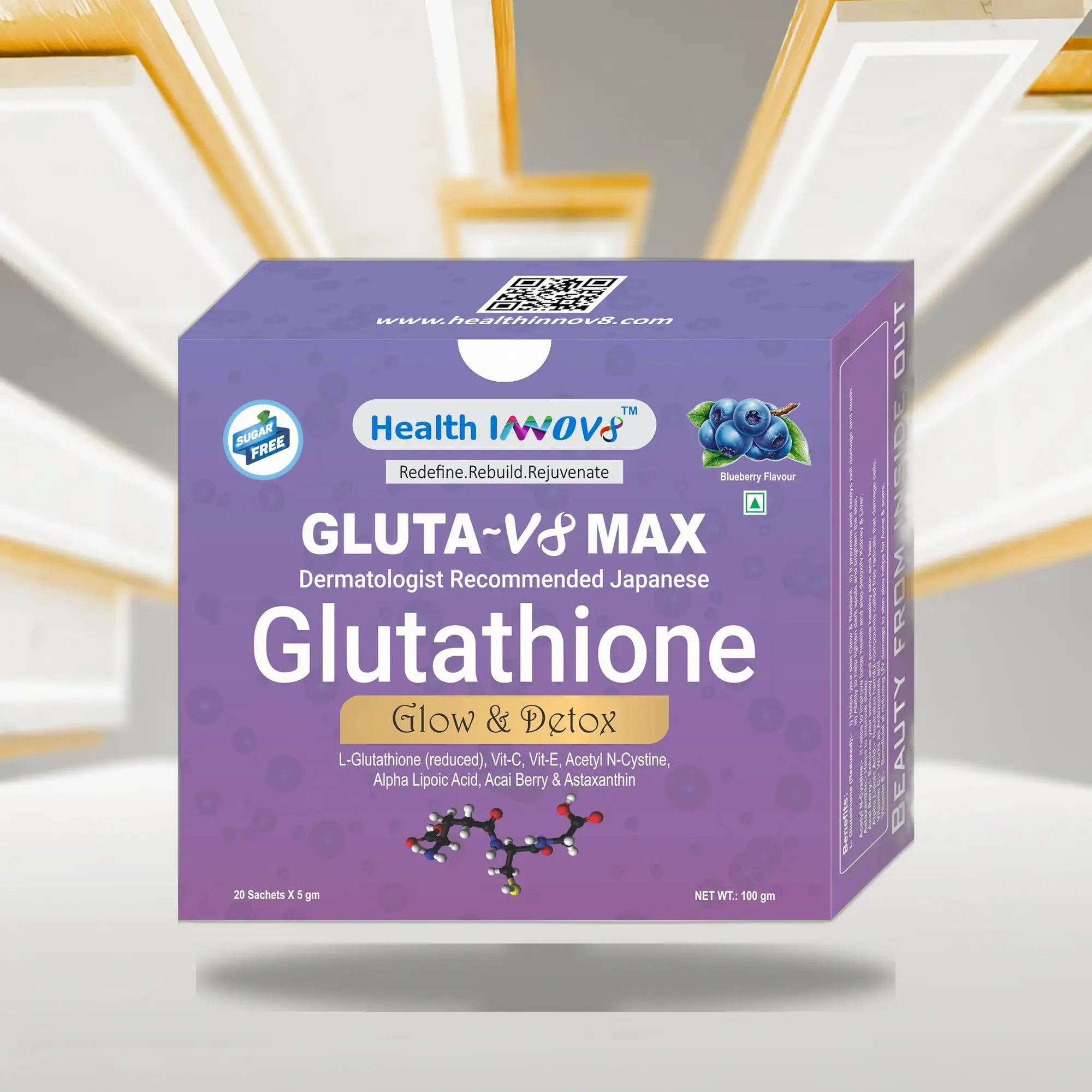 Health_Innov8_Gluthathione_100gm_30_Sachets_BlueBerry_InstaSport