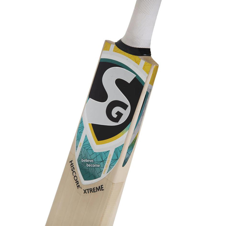 SG Hiscore Xtreme Traditionally Shaped English Willow grade 6 Cricket Bat (Leather Ball) (SH) - InstaSport