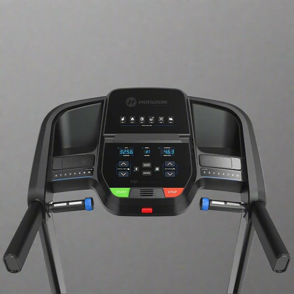 Horizon_T-101_Motorised_Treadmill_Black_FullView_Head_Instaspot