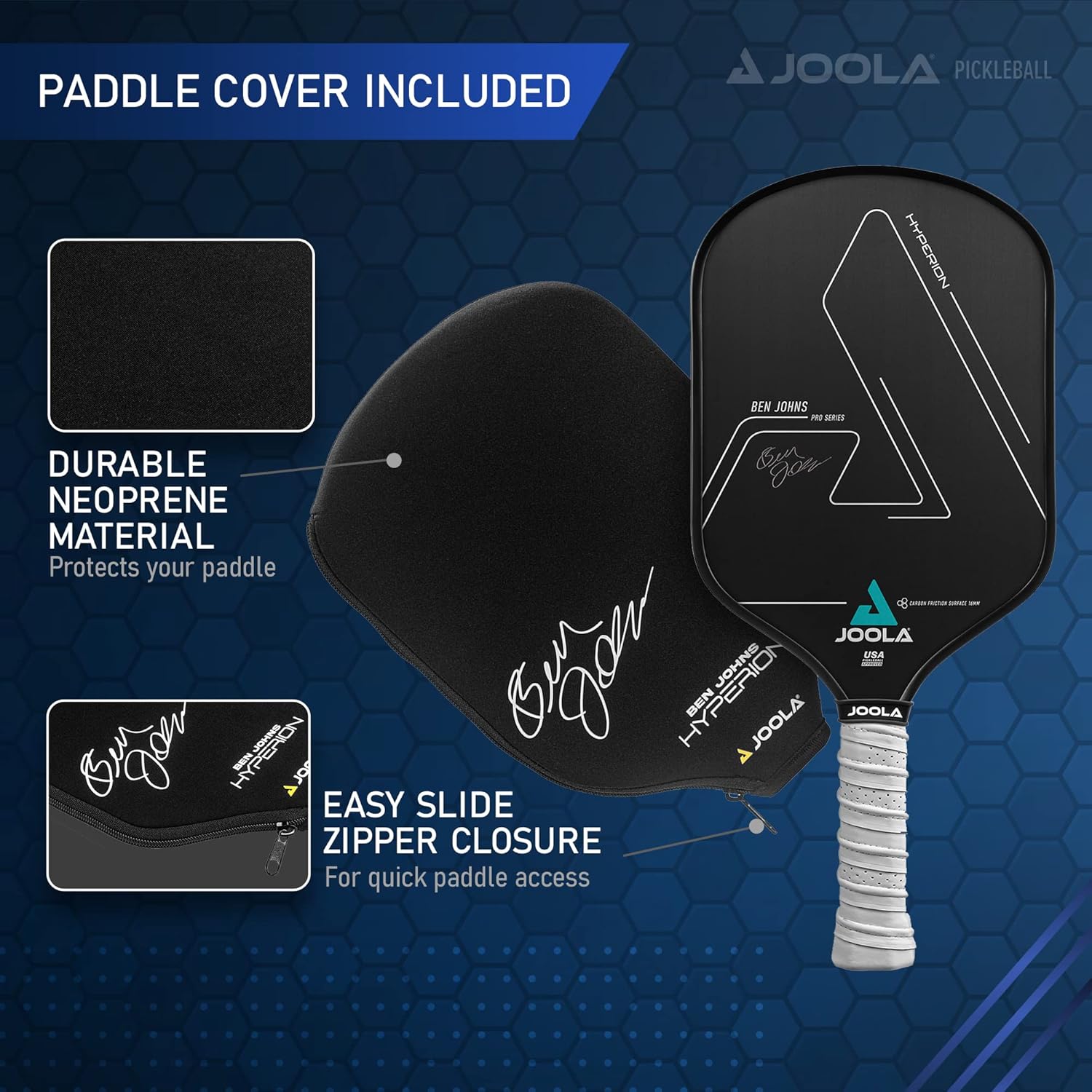 Joola Ben Johns Hyperion CFS Pickleball Paddle - 16m