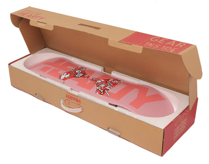 Hearty Pro-Complete Skateboard Pack- Unassembled- 8.0" & 8.25"-Soft Pink Dipped - InstaSport