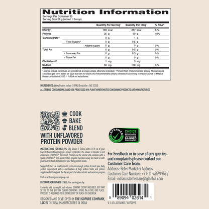 IsoPure_Unflavoured_Protein_Powder_1KG_Nutri_InstaSport