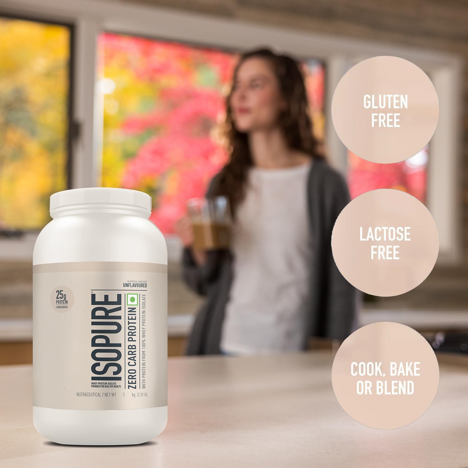IsoPure_Unflavoured_Protein_Powder_1KG_Usage_InstaSport