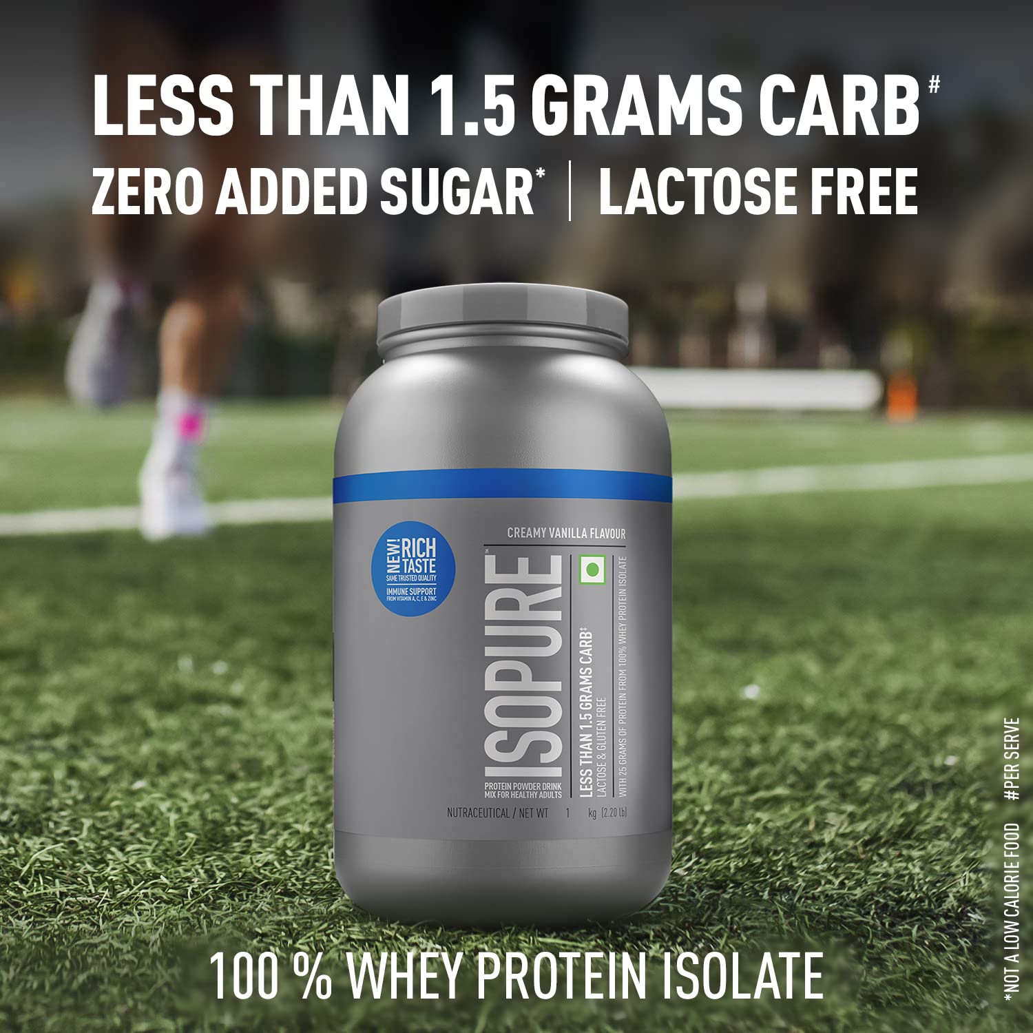 IsoPure_Whey_Protein_Powder_Vanilla_1KG_100_Whey_InstaSport