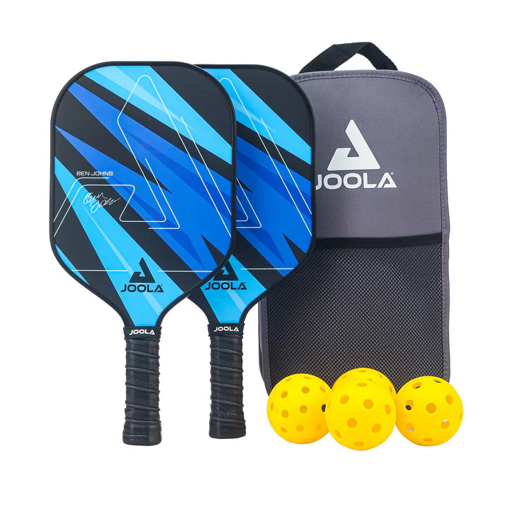 Joola Ben Johns Pickleball Paddle Set (2 Balls, 2 Paddles & Coverbag)