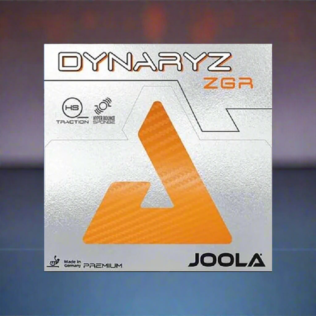 Joola_Dynaryz_ZGR_Table_Tennis_Racquet_Rubber_Red_Frontview_Instasport