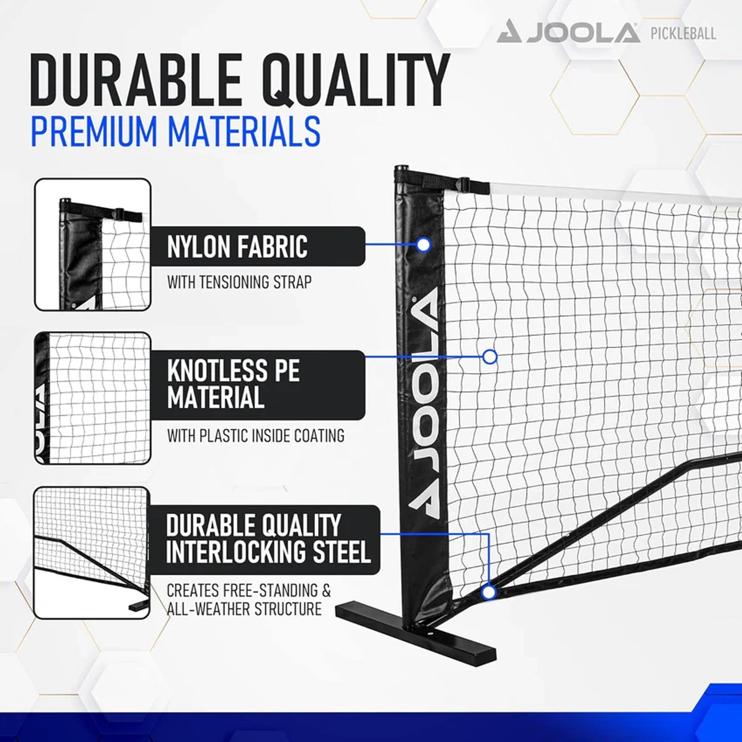 Joola_Elemental_Pickleball_Net_Set_Durable_Instasport