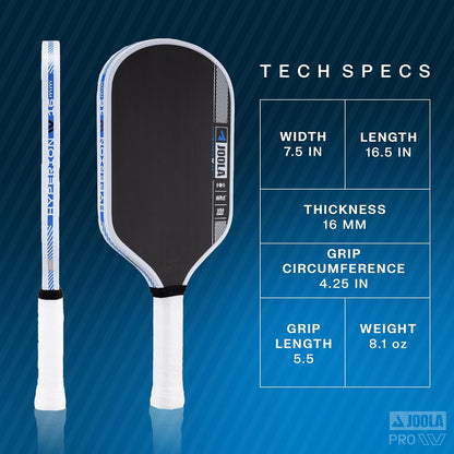 Joola Simone Jardim Hyperion Pro IV Pickleball Paddle - 16mm