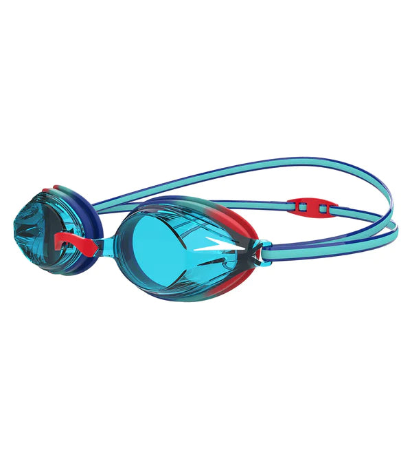 Speedo Unisex Junior Vengeance Tint- Lens Goggles - Blue & Red - InstaSport