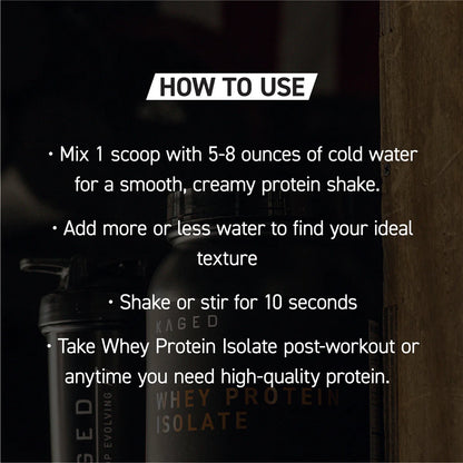 Kaged Muscle Whey Protein Isolate Powder - 1.3 Kg