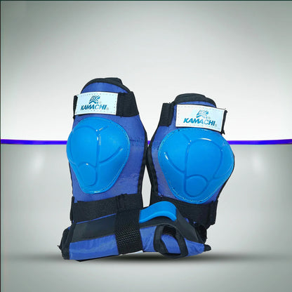 Kamachi PE-11 (3in1) Skating Protection Equipment Set (Blue)