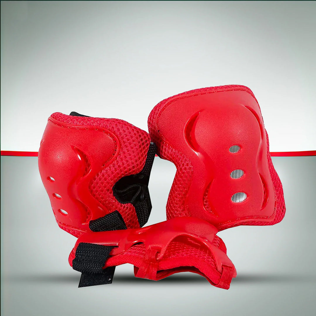 Kamachi PE-33 (3in1) Skating Protection Equipment Set (Red)