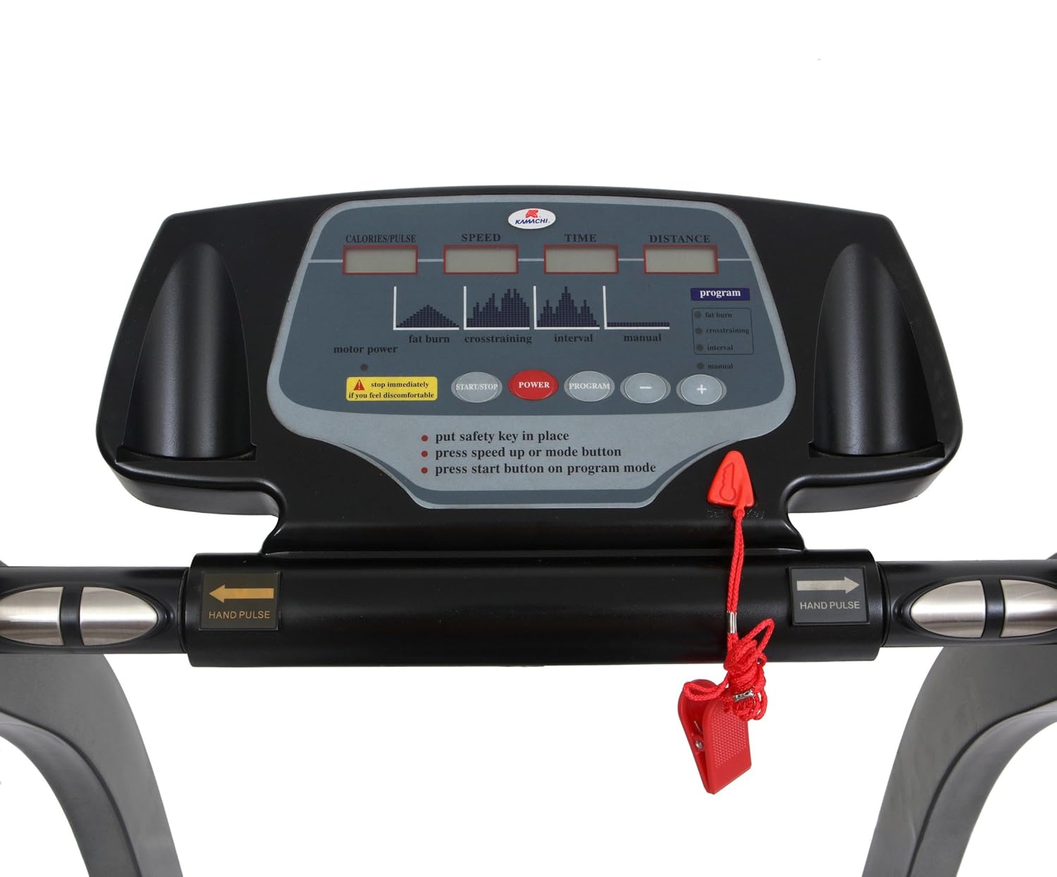 Kamachi_100_Motorized_TreadMill_Console_InstaSport