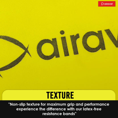 Latex free training band Texture yellow