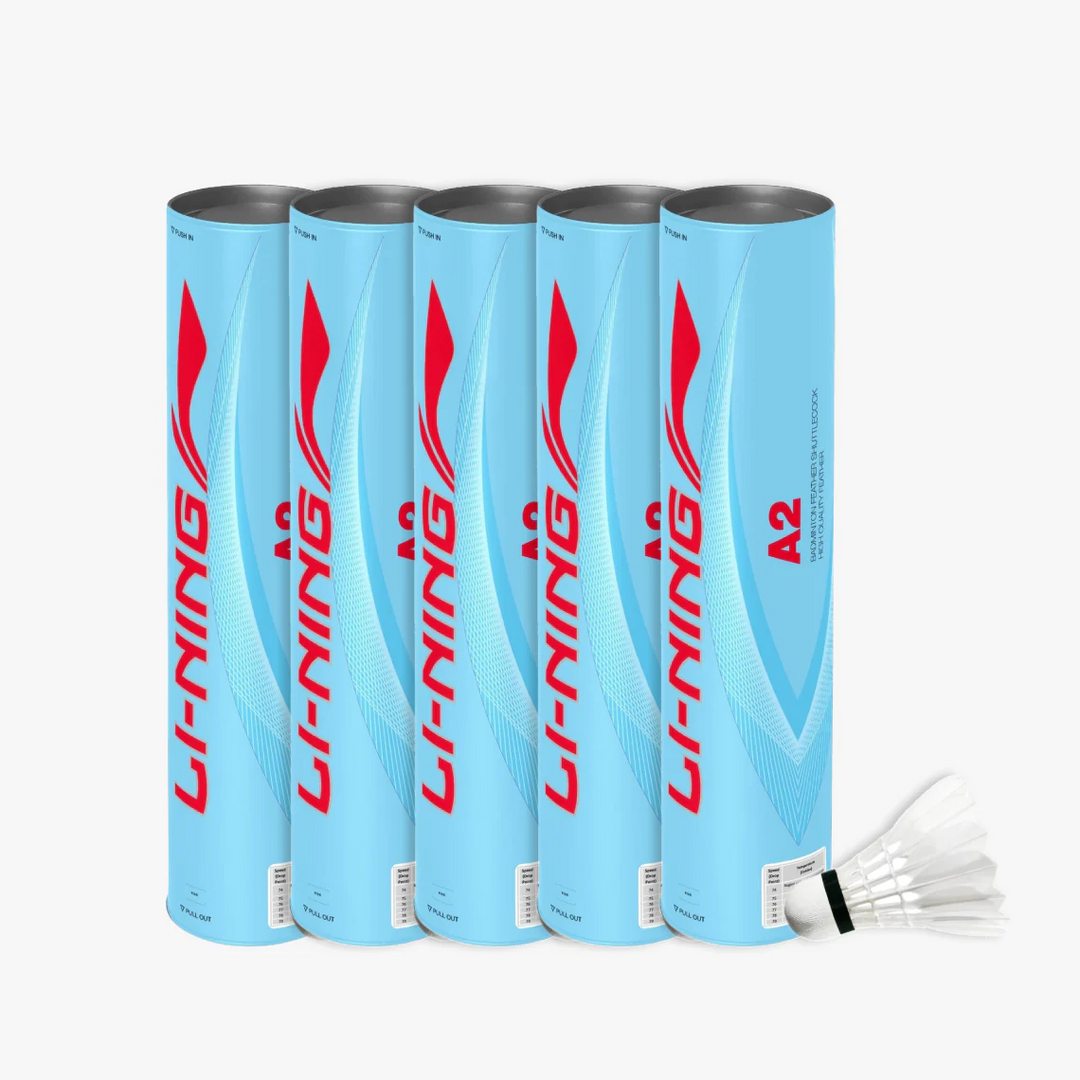 Li-Ning A2 (Speed 76) Badminton Feather Shuttlecock (Pack of 5) - InstaSport