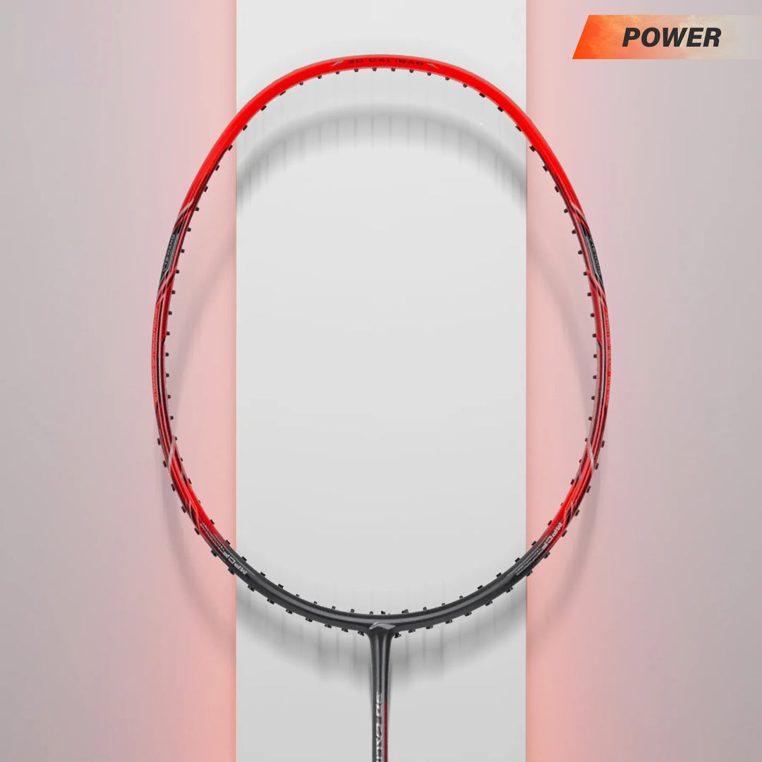 Li-Ning 3D CALIBAR X Boost (Dark Grey/Red) Badminton Racket