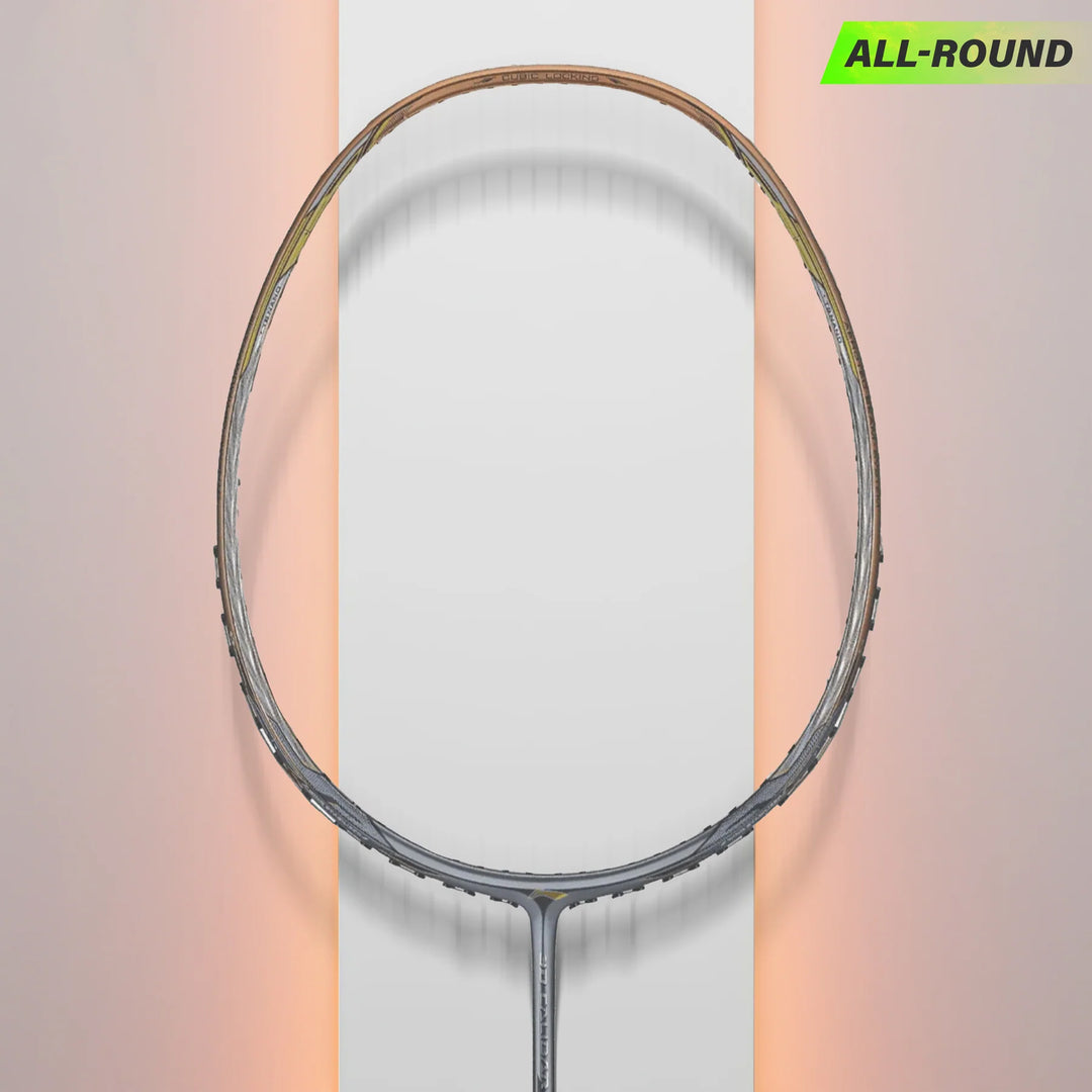 Li-Ning 3D Calibar 900 Badminton Racket (Gold/Grey)