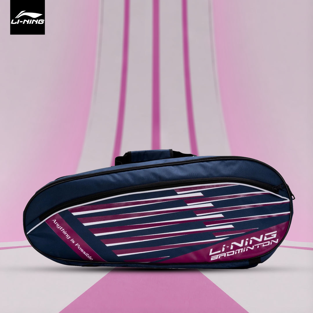 Li-Ning Flash Badminton Kit bag - Navy / Purple