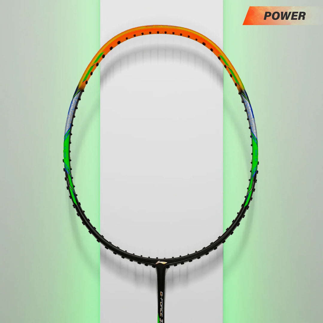 Li-Ning GForce 3700 Superlite Badminton Racket (Black/Amber)
