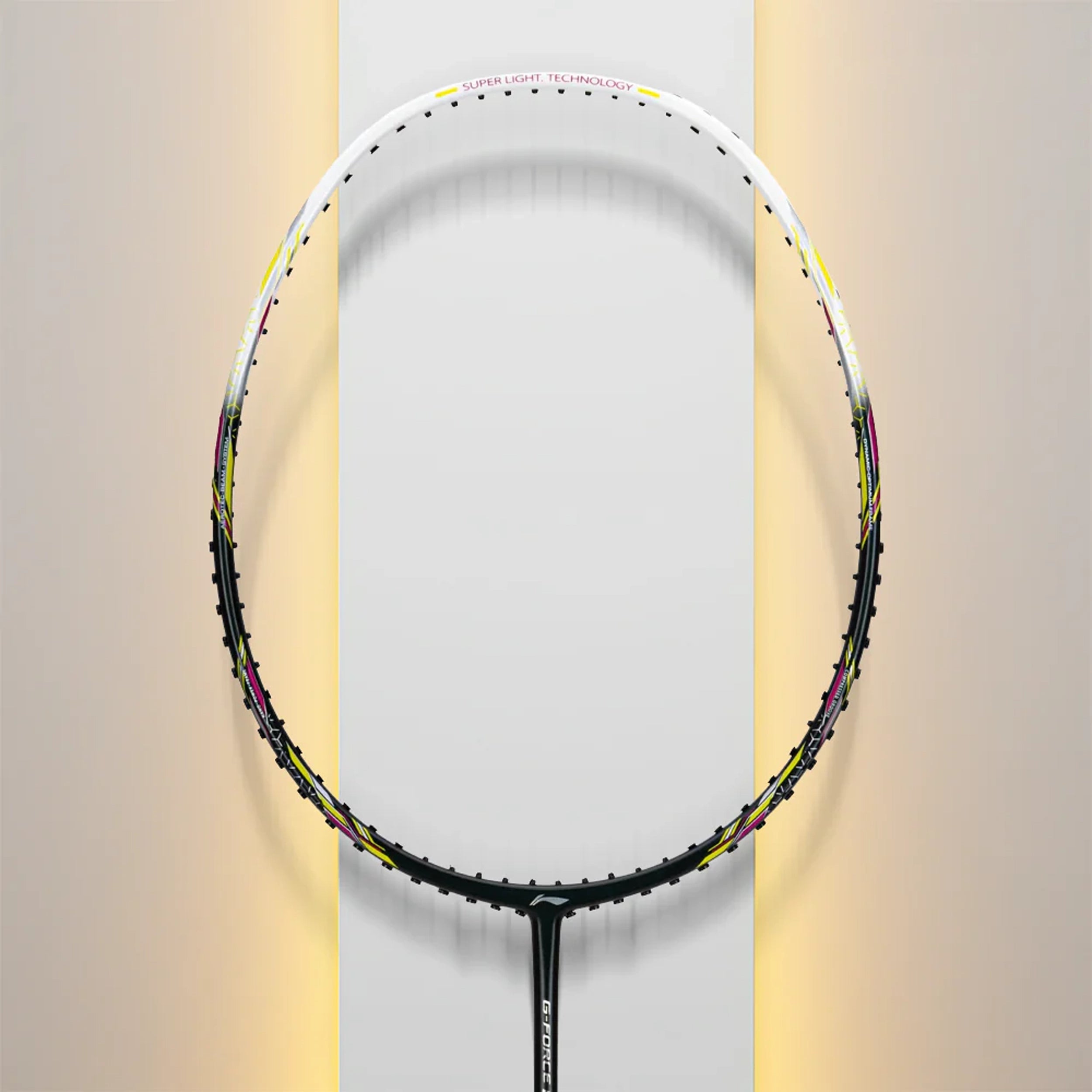 Li-Ning GForce 5800 Superlite Badminton Racket - Charcoal Olive/ White/ Lime - InstaSport