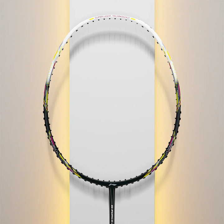 Li-Ning GForce 5800 Superlite Badminton Racket - Charcoal Olive/ White/ Lime