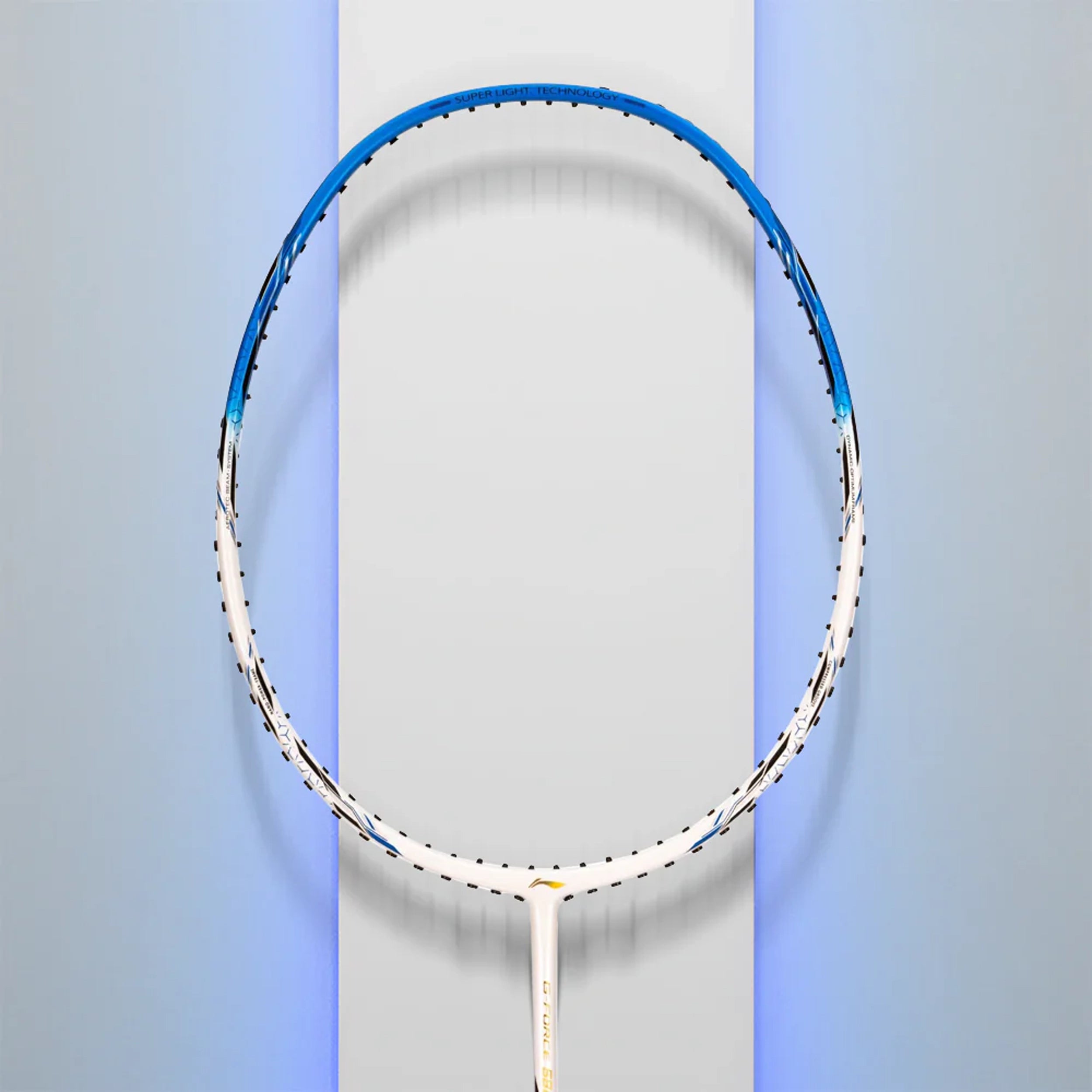 Li-Ning GForce 5800 Superlite Badminton Racket - White/Blue/Black - InstaSport