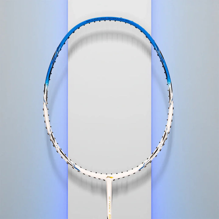 Li-Ning GForce 5800 Superlite Badminton Racket - White/Blue/Black