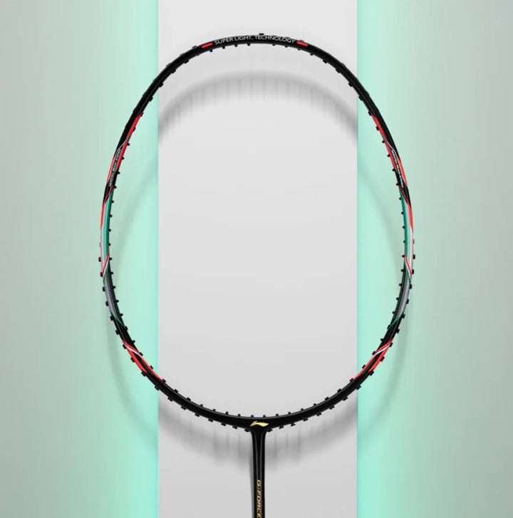 Li-Ning GForce 5900 Superlite Badminton Racket - Black/Cyan/Orange