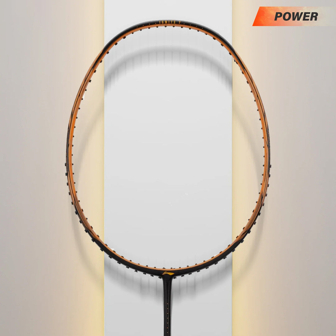 Li-Ning Ignite 7 Badminton Racket (Black/ Gold)