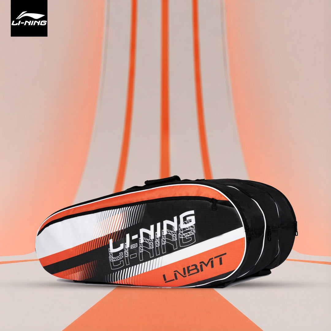 Li-Ning Spike Badminton Kitbag - Black / Orange