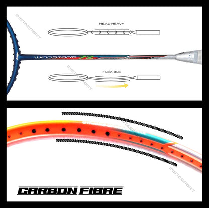 LiNing_Windstorm_72_Badminton_Racket_Shaft_InstaSport
