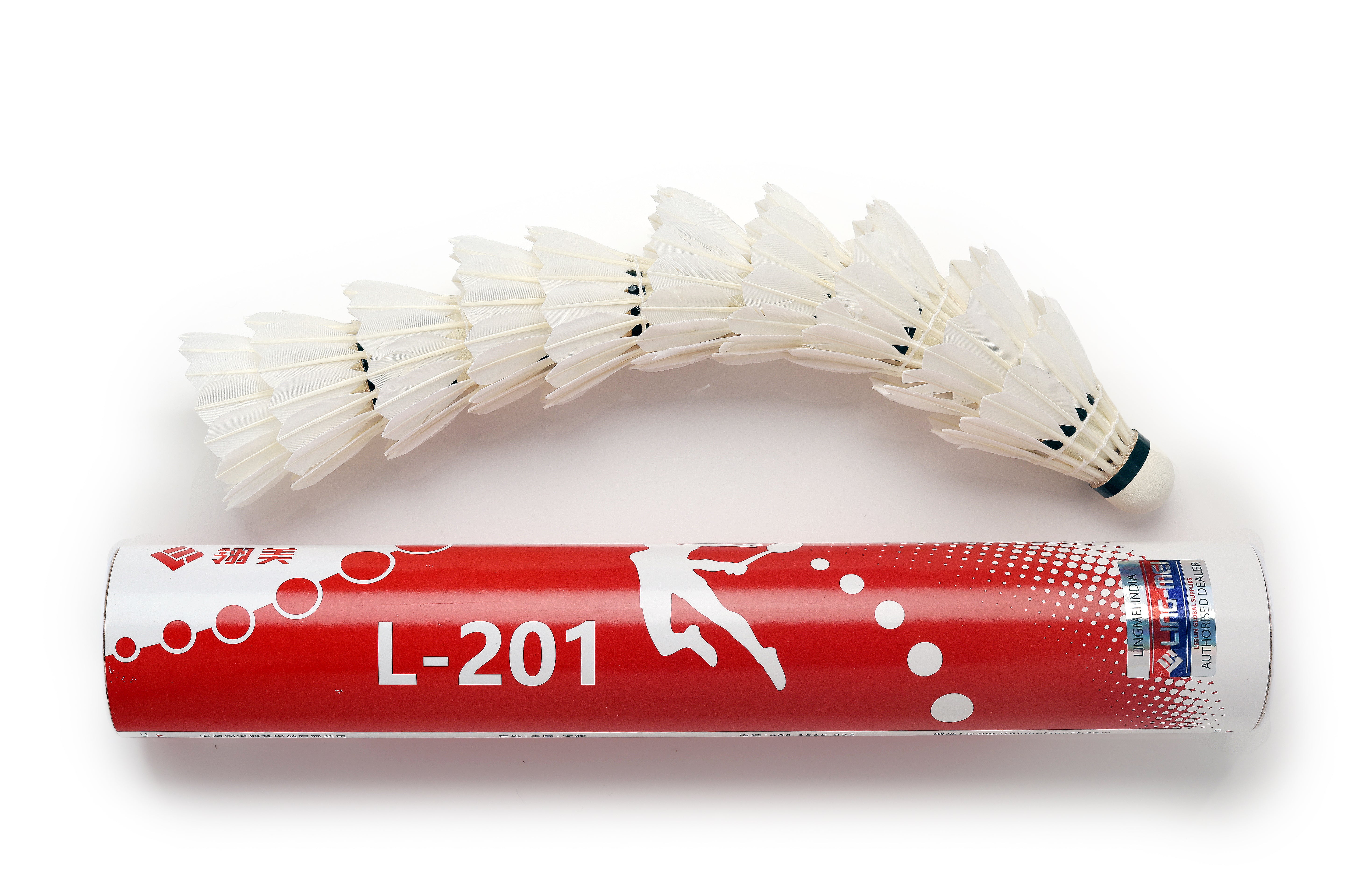 LingMei_L201GooseFeather_Shuttlecocks_Pack_of_3_InstaSport