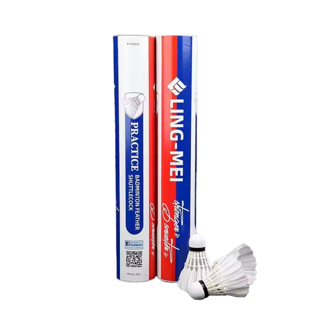LingMei_Practice_Goose_Feather_Shuttlecock_Packof5_InstaSport