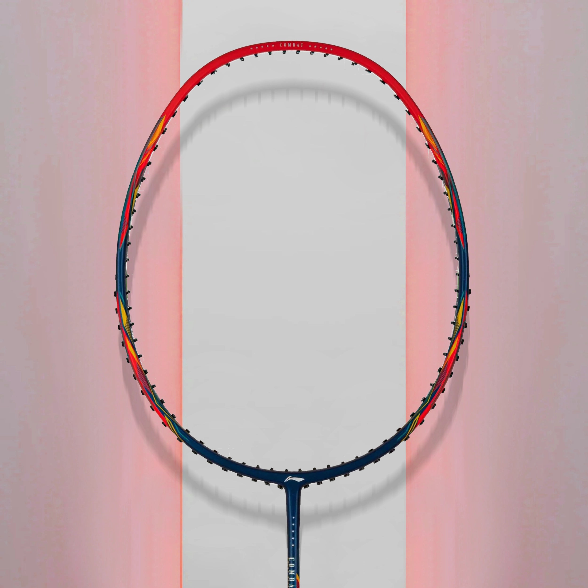 Lining_CombatZ8_Badminton_Racket_Navy_Red_Yellow_InstaSport