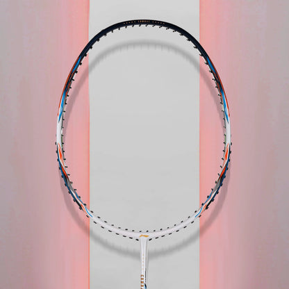 Lining_CombatZ8_Badminton_Racket_White_Navy_Blue_InstaSport