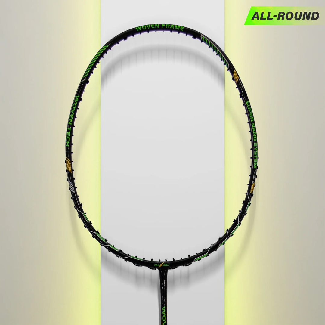Maxbolt Woven Tech 60 Green/Black Badminton Racket