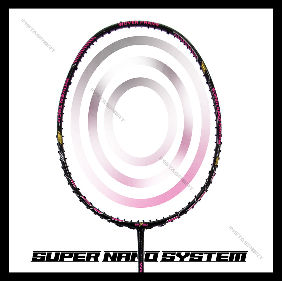 Maxbolt_Woven_Tech_60_Pink_Badminton_Racket_Head_Instasport
