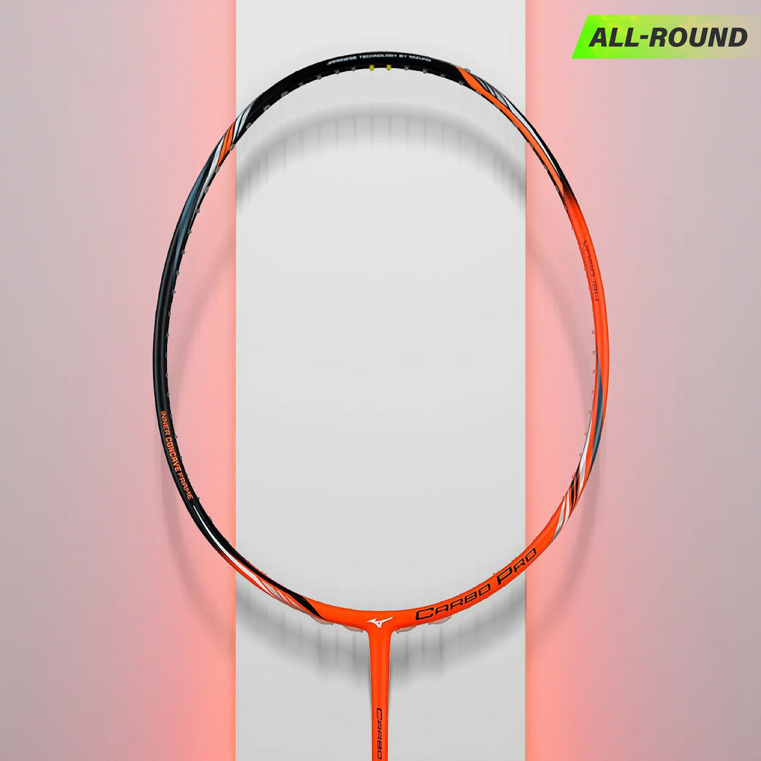 Mizuno Carbo Pro 825 Orange Badminton Racket