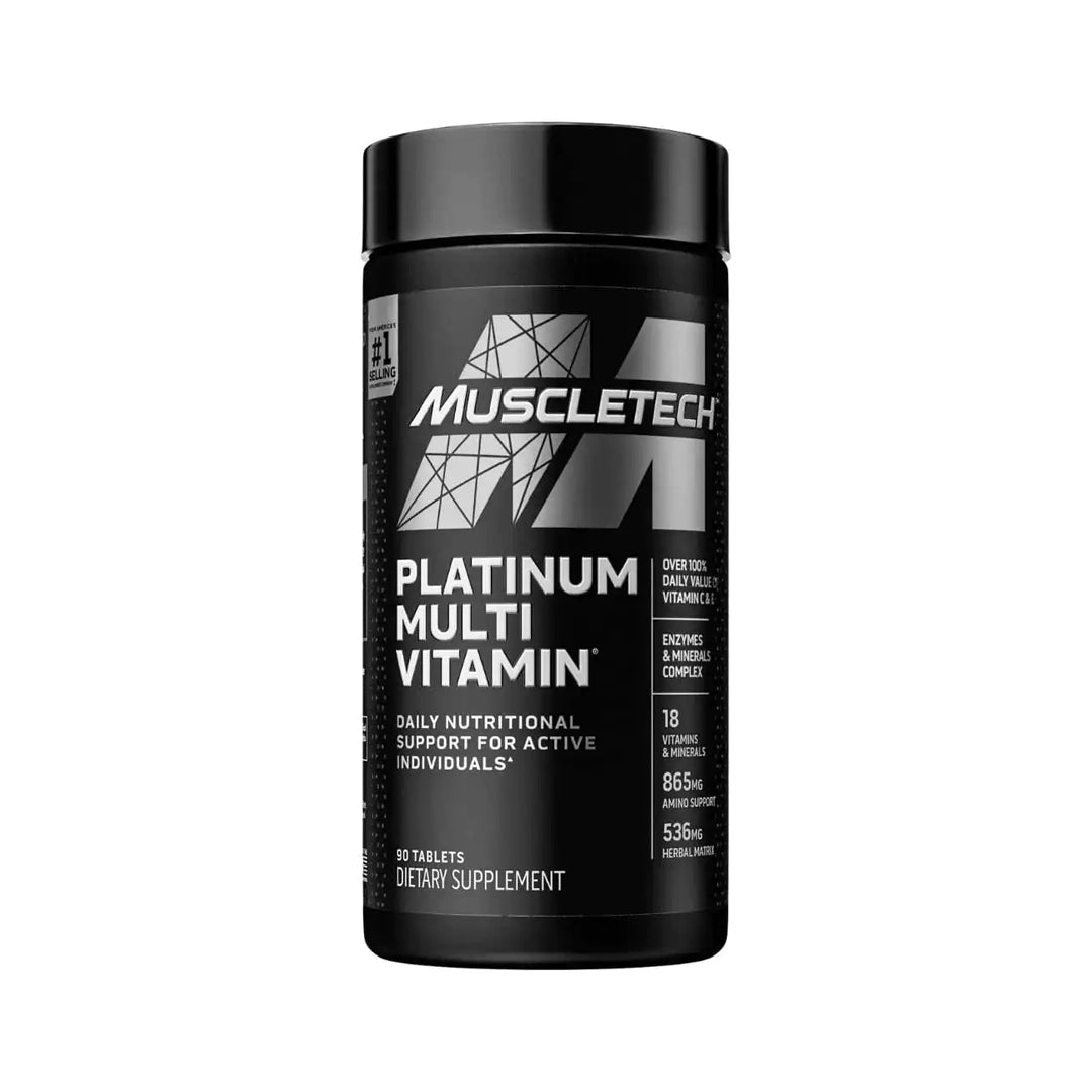 MuscleTech Platinum Multivitamin - Vitamin C, 18 Vitamins & Minerals