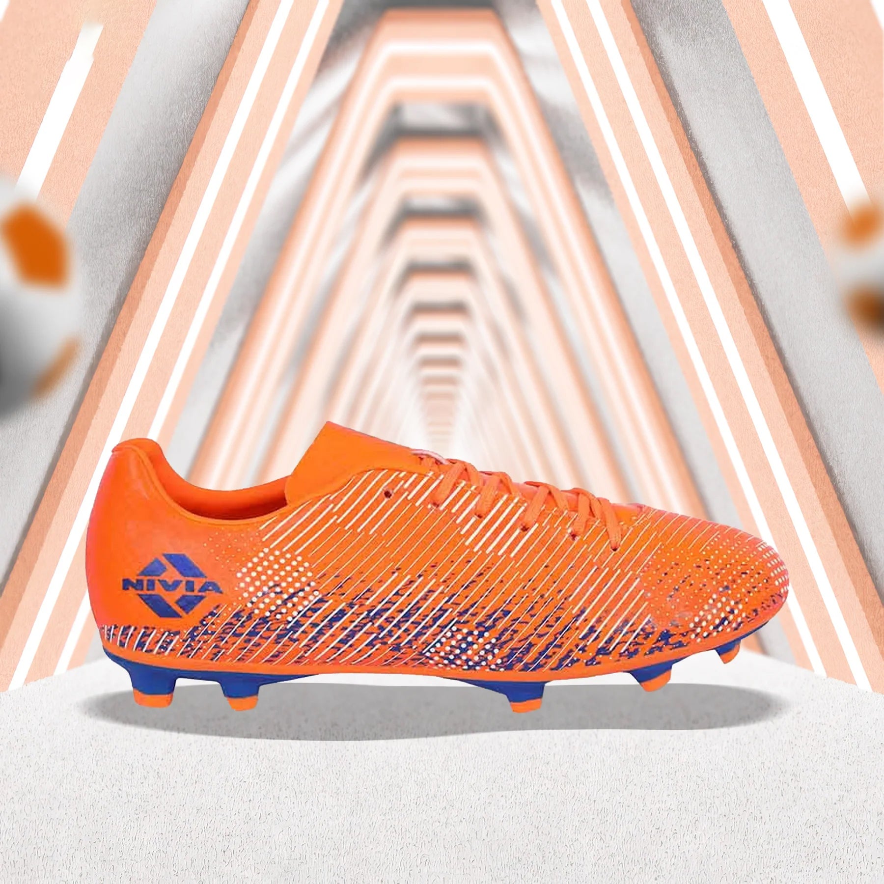 NIVIA Encounter 9.0 Football Studs(Orange)