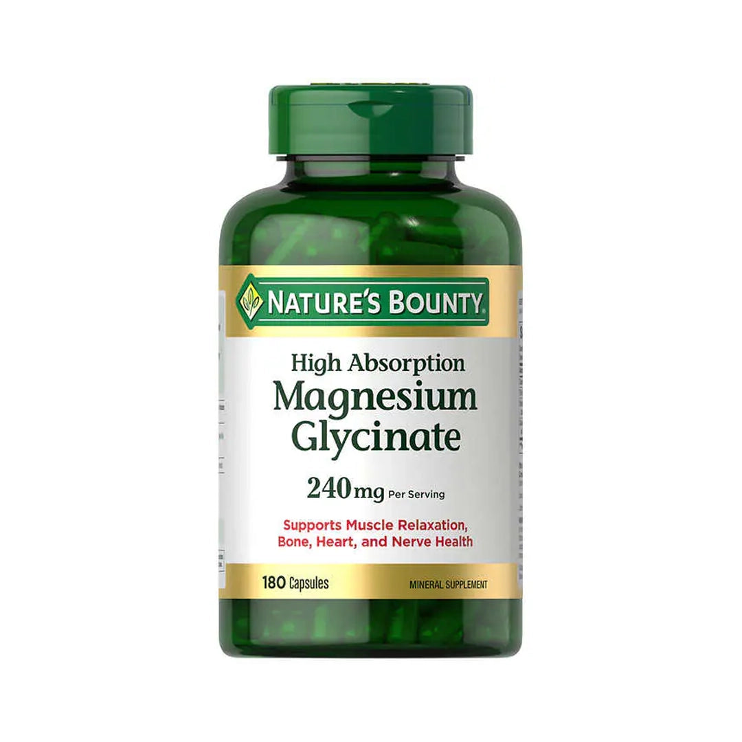 Nature’s Bounty Magnesium Glycinate 240mg - 180Caps