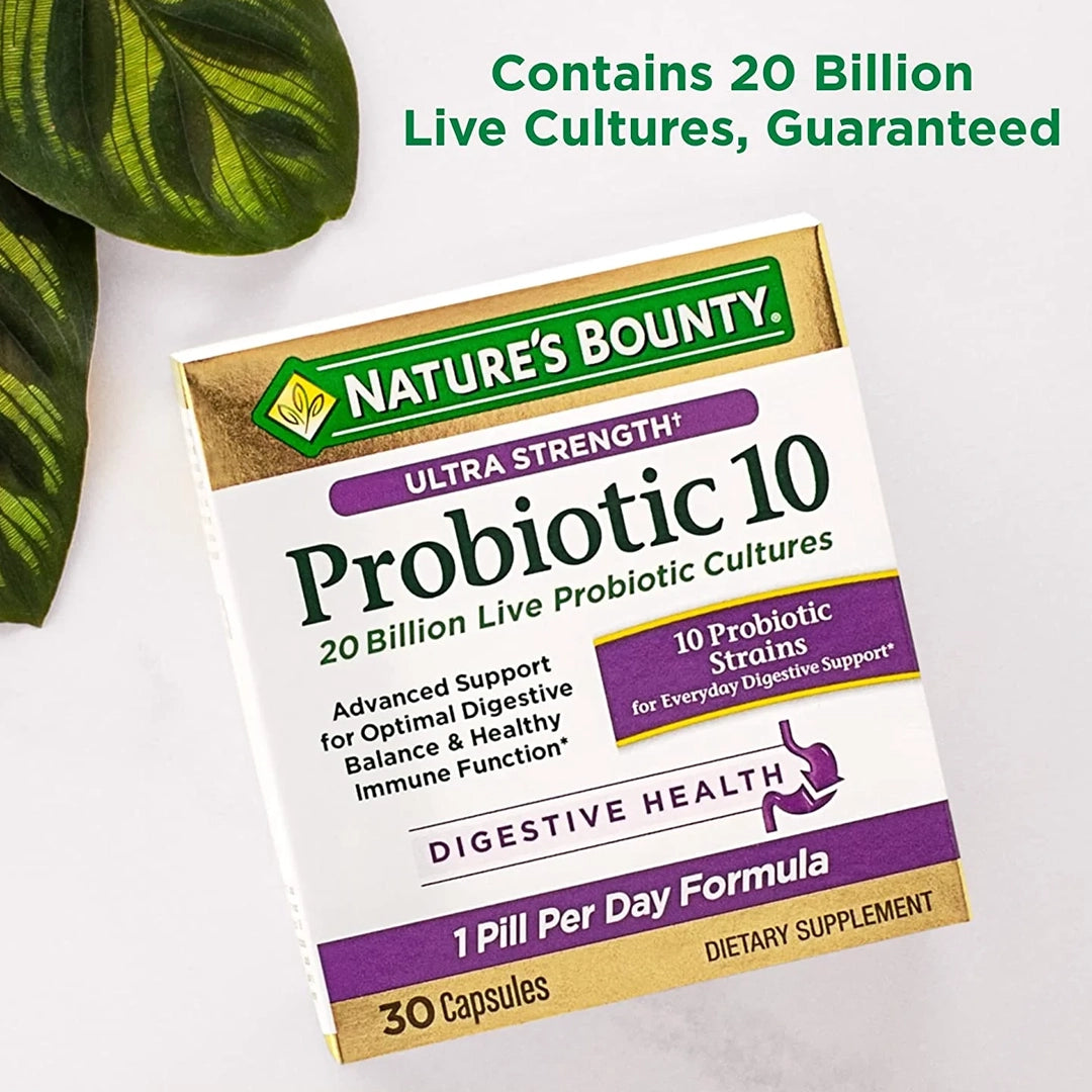 Nature’s Bounty Probiotic 10 - 30 Capsules