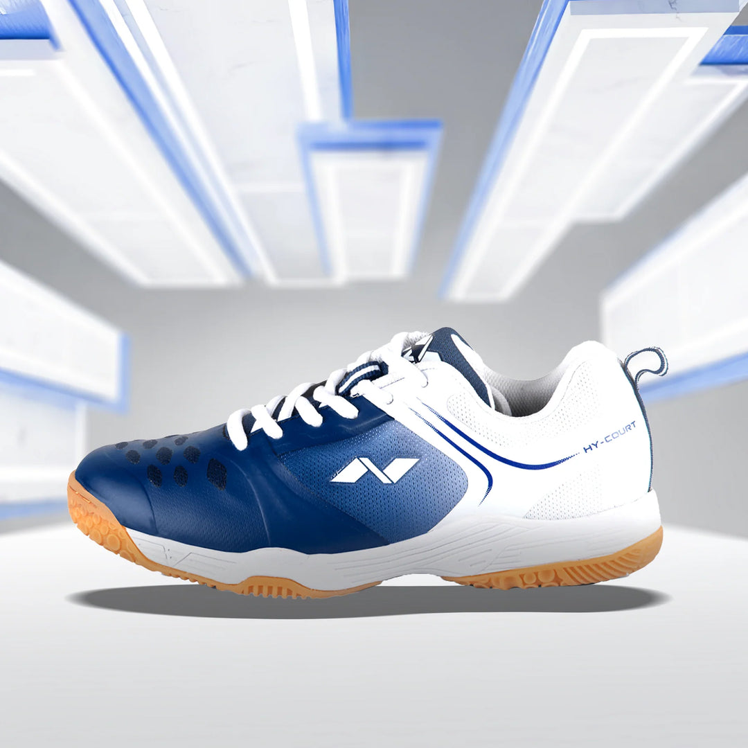 Nivia Hy-Court 2.0 Badminton Shoes (Blue)